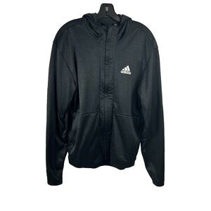Adidas ClimaWarm Hoodie – Men’s Medium – Black